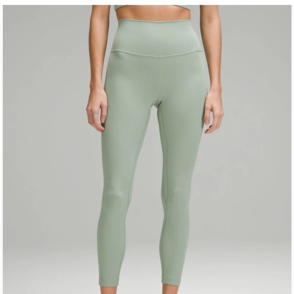 Lululemon Athletica Green High-Waisted Leggings